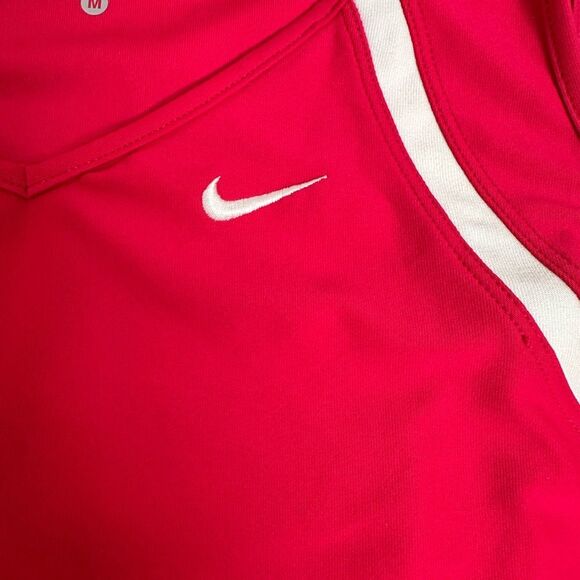 EUC Nike Women’s Hot Pink Dri-FIT Athletic Top Workout - Size Medium - Picture 3 of 7